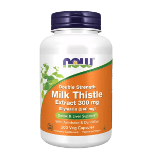 Now Foods Milk Thistle Extract, Double Strength 300 mg (200 Veg Capsules)