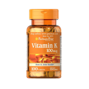 Puritan's Pride Premium Vitamin K 100mcg,