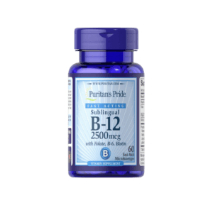 Puritan's Pride Vitamin B-12 2500 mcg Sublingual with Folic Acid