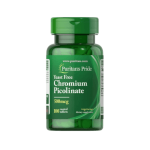 CHROMIUM PICOLINATE 500mcg. yeast free 100tabl. Puritans pride