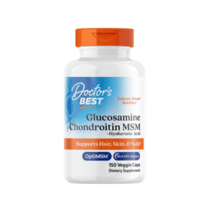 Doctor's Best Glucosamine Chondroitin MSM + Hyaluronic Acid, 150 Veggie Caps