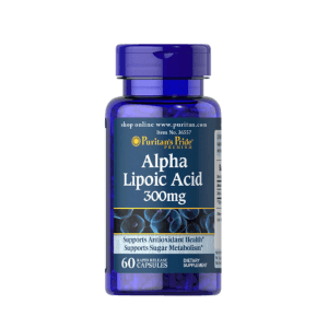 Puritan's Pride Alpha Lipoic Acid 300 mg (60 Capsules)
