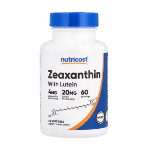 Nutricost Zeaxanthin (with Lutein) (60 Softgels)