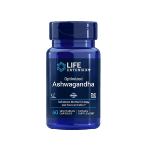 Life Extension Optimized Ashwagandha (60 Veg Capsules)