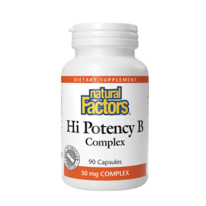 Natural Factors Hi Potency B Complex (90 Capsules)