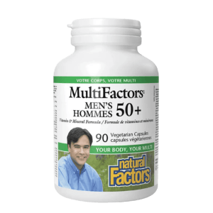 Natural Factors Men’s 50+ MultiFactors (90 Capsules)