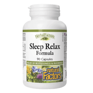 Natural Factors Sleep Relax Formula (90 Capsules)