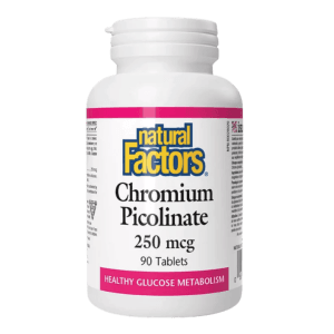 Natural Factors Chromium Picolinate 250 mcg (90 Tablets)