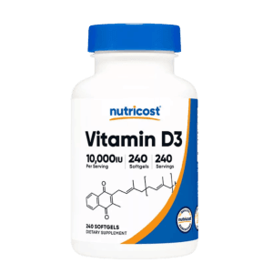 Nutricost Vitamin D3 10,000 IU (240 Softgels)
