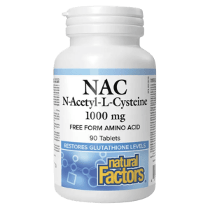 Natural Factors N-Acetyl-L-Cysteine 1000 mg (90 Tablets)
