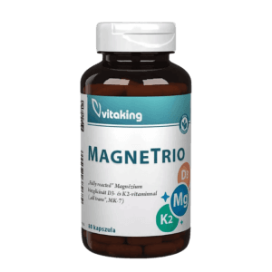 Vitaking MagneTrio D3+K2+ Magnsium bisglycinate (80 Capsules)