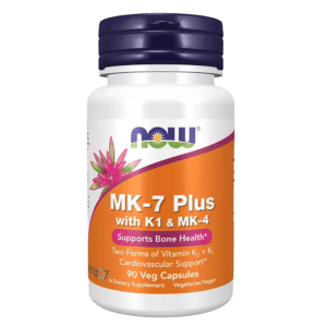 Now Foods MK-7 Plus with K1 & MK-4 (90 Veg Capsules)