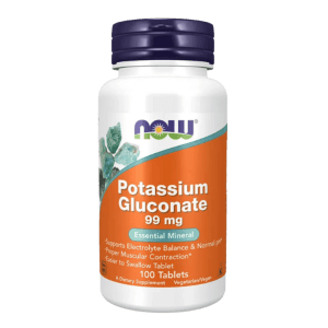 Now Foods Potassium Gluconate 99 mg (100 Tablets)