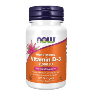 Now Foods Vitamin D-3 2,000 IU (120 Softgels)