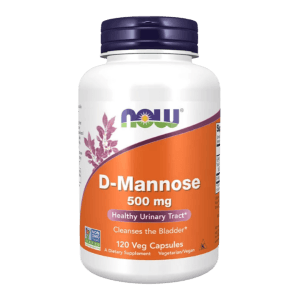 Now Foods D-Mannose 500 mg (120 Veg Capsules)