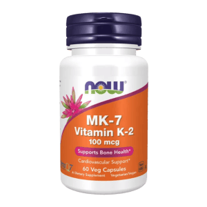 Now Foods MK-7 Vitamin K-2 100 mcg (60 Veg Capsules)