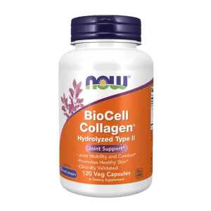 Now Foods BioCell Collagen Hydrolyzed Type II (120 Veg Capsules)