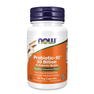 Now Foods Probiotic-10 50 Billion (50 Veg Capsules)
