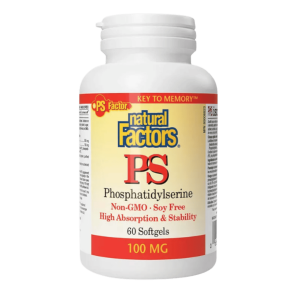 Natural Factors PS PHOSPHATIDYLSERINE 100 MG (60 Softgels)
