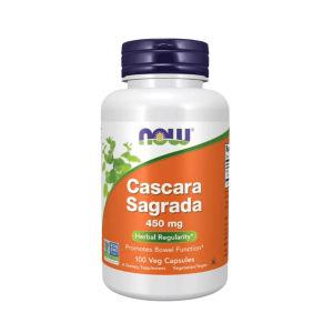 Now Foods Cascara Sagrada 450 mg (100 Capsules)