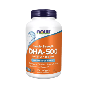 Now Foods DHA-500, Double Strength Softgels (180 Softgels)