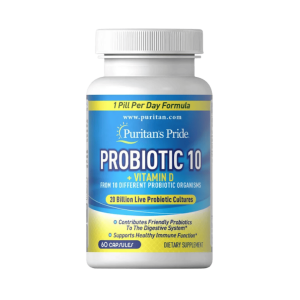 Puritan's Pride Probiotic 10 (60 Veg Capsules)