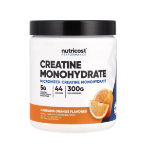 Nutricost Creatine Monohydrate Powder (300 g, Mandarin Orange)
