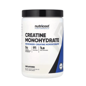 Nutricost Creatine Monohydrate Powder (453 g, Unflavored)