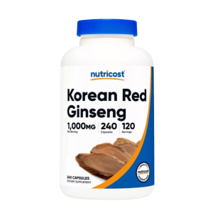 Nutricost Korean Red Ginseng (240 Capsules)