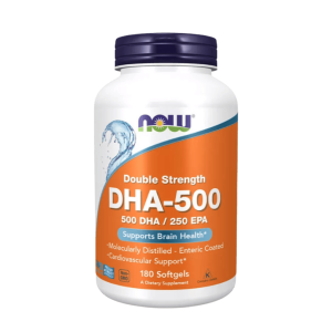 Now Foods DHA-500, Double Strength Softgels (180 Softgels)