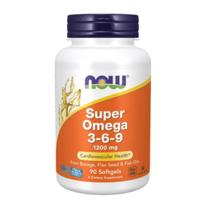 Now Foods Super Omega 3-6-9 1200 mg (90 Softgels)