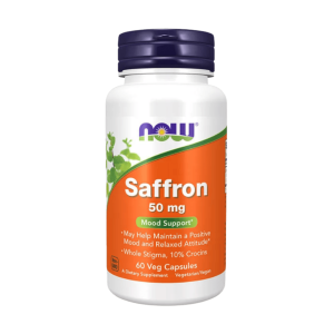 Now Foods Saffron 50 mg (60 Veg Capsules)