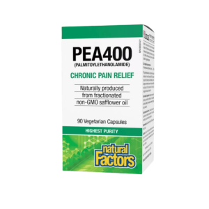 Natural Factors PEA400 Palmitoylethanolamide (90 Veggie Capsules)
