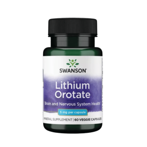 Swanson Lithium Orotate (60 Veg Capsules)