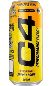 C4 Explosive Energy Drink 500ml Twister Pineapple